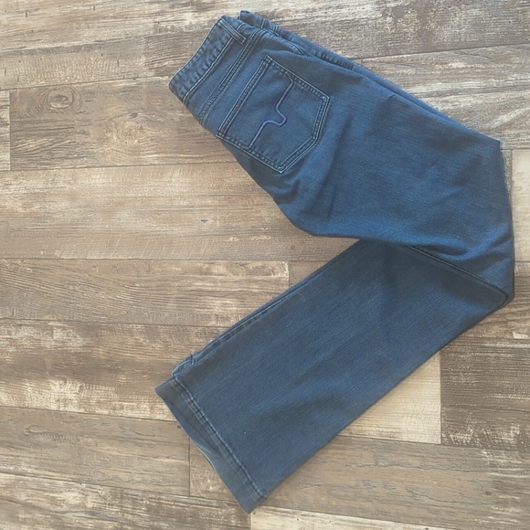 KIMES RANCH Women's Lola Dark Indigo Trouser Cut Flare Jeans jeans sz 6x36L EUC - Picture 12 of 16